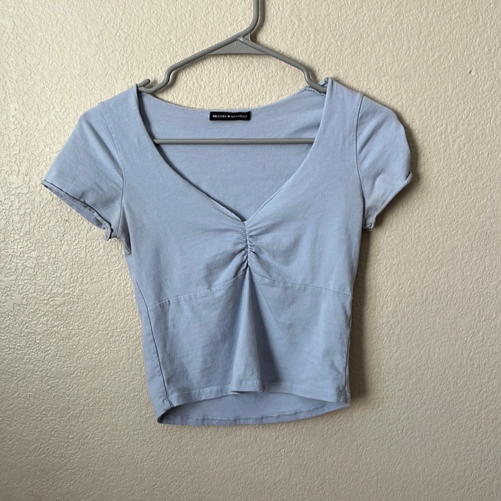 Blue brandy Melville Gina top